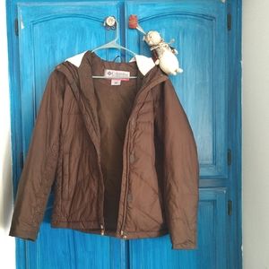 Columbia down coat.